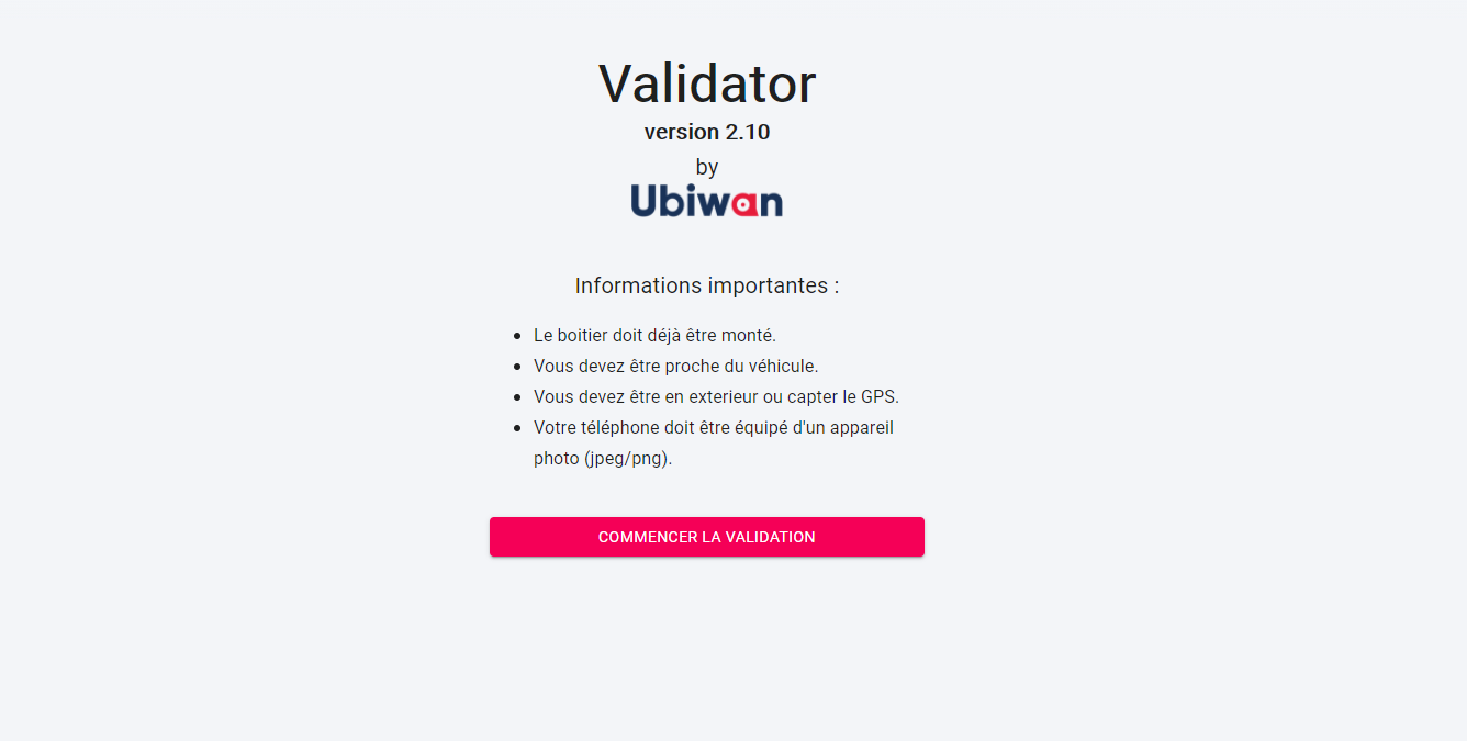 validator